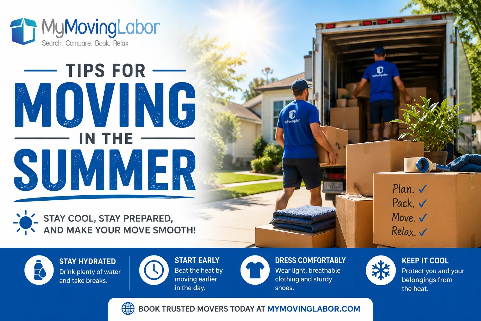 Summer Moving Tips: How to Beat the Heat During Your Move